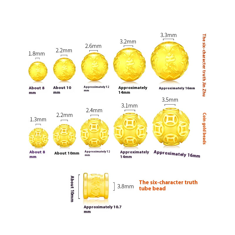 Golden Bead(Pure gold)