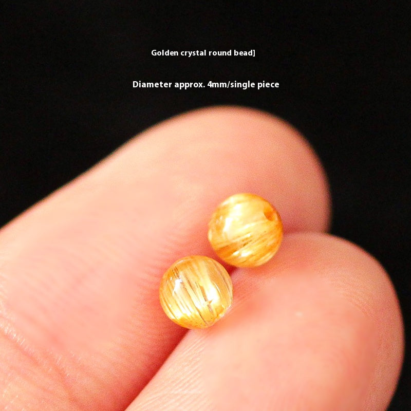 Golden Rutilated Quartz|Earth generates Metal|Golden rain in quartz