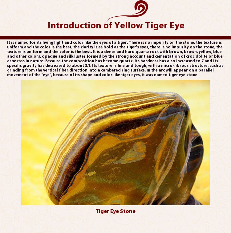 Yellow tiger's eye