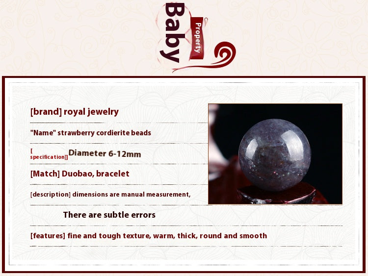 Strawberry Iolite