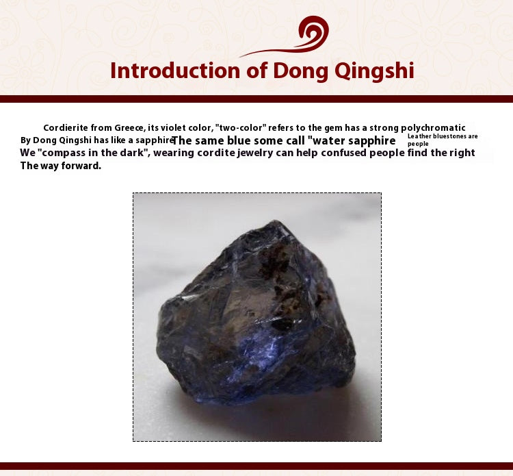 Strawberry Iolite