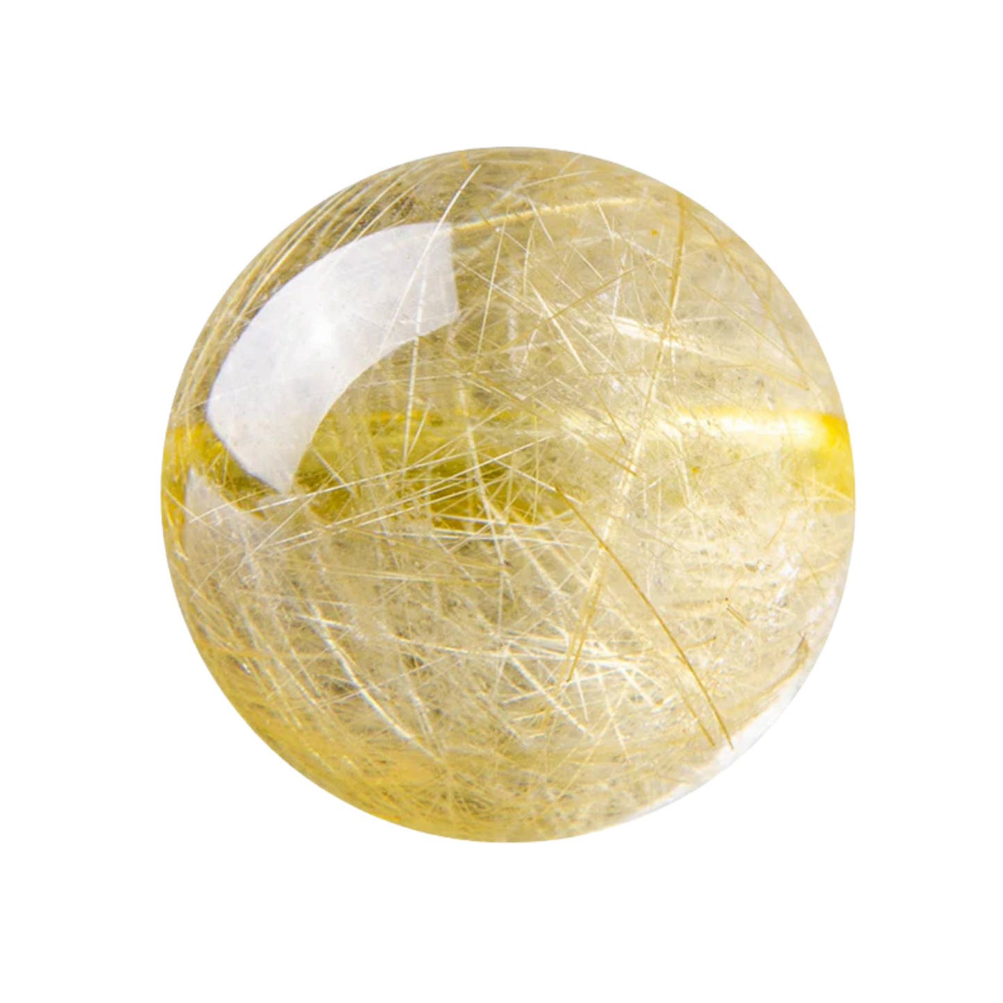 Golden Rutilated Quartz|Earth generates Metal|Golden rain in quartz