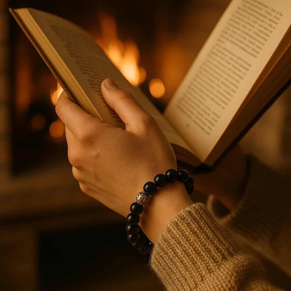 Protection Guardian Bracelet | Black Tortoise Shield | Safety & Security Energy