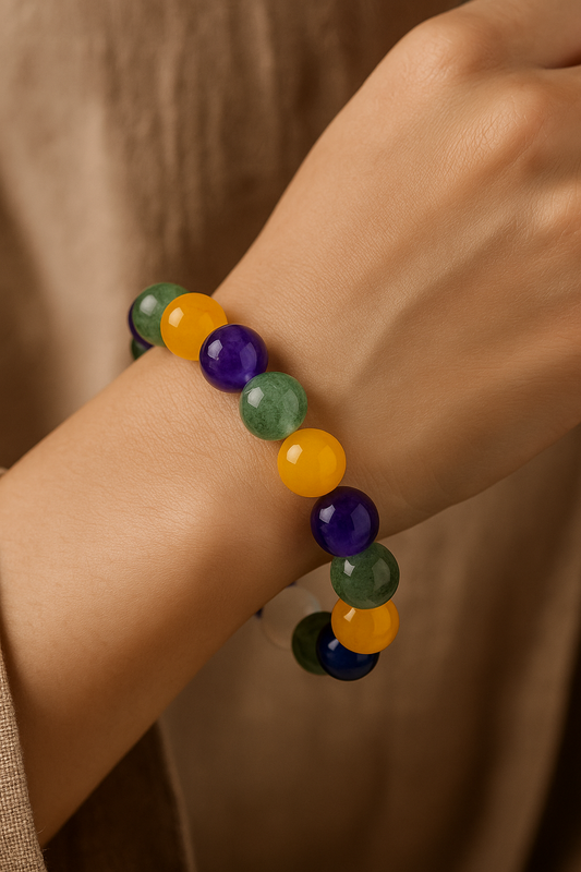 Deluxe Five Elements Harmony Bracelet | Yin-Yang Balance | Complete Fortune Enhancement