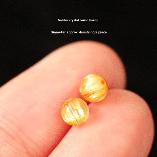 Golden Rutilated Quartz|Earth generates Metal｜Golden rain in quartz